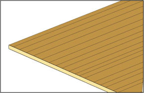 NORTHEASTERN SCALE LUMBER - 1 Inch Scale Dollhouse Miniature - (basswood) Random Flooring (NE440)